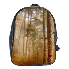 Forest Trees Wood Branc School Bag (large) by Celenk