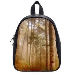 Forest Trees Wood Branc School Bag (small) by Celenk