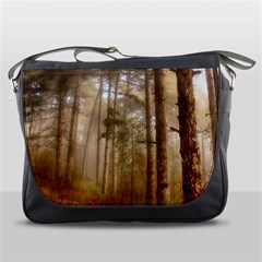 Forest Trees Wood Branc Messenger Bags by Celenk