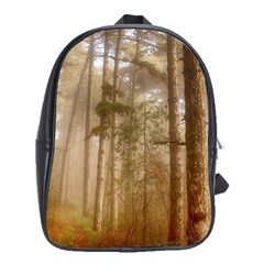 Forest Trees Wood Branc School Bag (xl) by Celenk