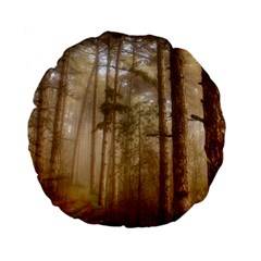 Forest Trees Wood Branc Standard 15  Premium Flano Round Cushions by Celenk