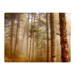 Forest Trees Wood Branc Double Sided Flano Blanket (mini)  by Celenk