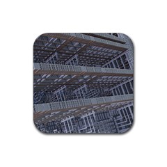 Ducting Construction Industrial Rubber Coaster (square)  by Celenk