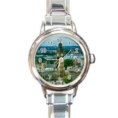 London England City Landmark Round Italian Charm Watch by Celenk