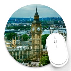 London England City Landmark Round Mousepads by Celenk