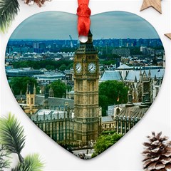 London England City Landmark Ornament (heart) by Celenk