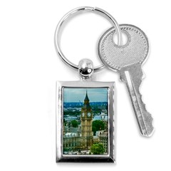 London England City Landmark Key Chains (rectangle)  by Celenk