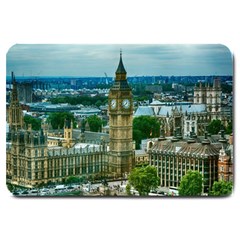 London England City Landmark Large Doormat  by Celenk