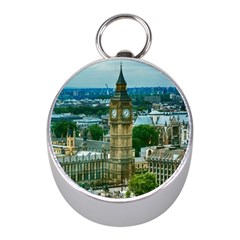 London England City Landmark Mini Silver Compasses