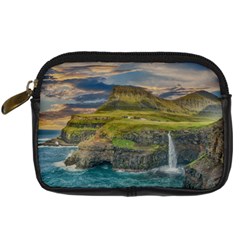 Coastline Waterfall Landscape Digital Camera Cases by Celenk