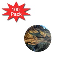 Nature Landscape Mountains Outdoor 1  Mini Magnets (100 Pack)  by Celenk