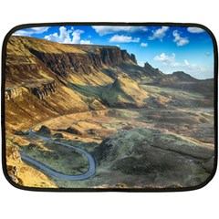 Nature Landscape Mountains Outdoor Double Sided Fleece Blanket (mini)  by Celenk