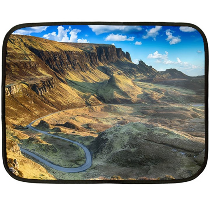 Nature Landscape Mountains Outdoor Double Sided Fleece Blanket (Mini) 