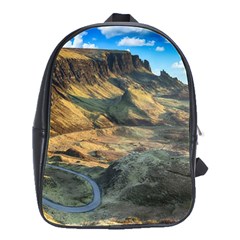 Nature Landscape Mountains Outdoor School Bag (large) by Celenk