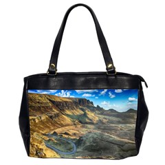 Nature Landscape Mountains Outdoor Office Handbags (2 Sides)  by Celenk