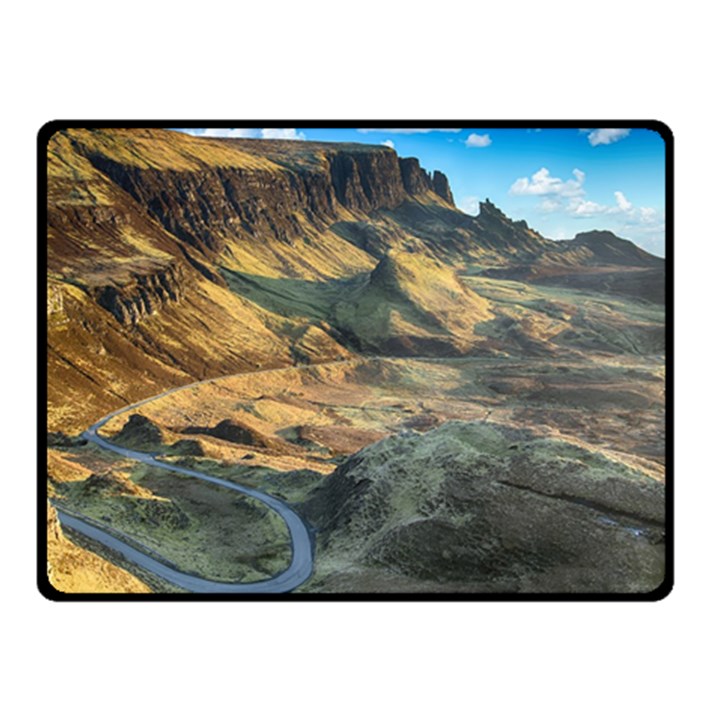 Nature Landscape Mountains Outdoor Fleece Blanket (Small)