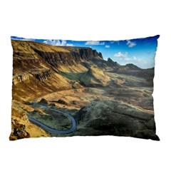 Nature Landscape Mountains Outdoor Pillow Case (two Sides) by Celenk