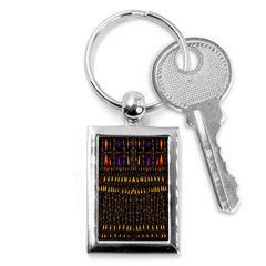 Hot As Candles And Fireworks In Warm Flames Key Chains (rectangle)  by pepitasart