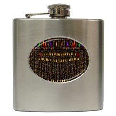 Hot As Candles And Fireworks In Warm Flames Hip Flask (6 Oz) by pepitasart