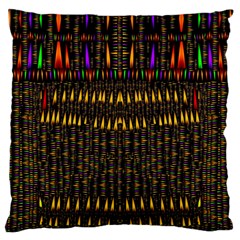 Hot As Candles And Fireworks In Warm Flames Large Cushion Case (one Side) by pepitasart