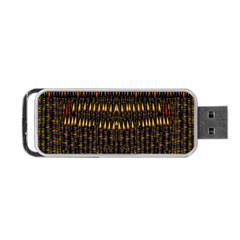 Hot As Candles And Fireworks In Warm Flames Portable Usb Flash (one Side) by pepitasart