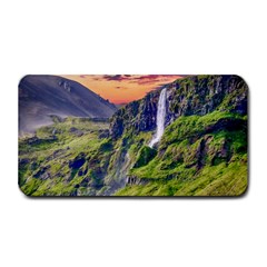 Waterfall Landscape Nature Scenic Medium Bar Mats by Celenk