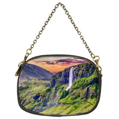 Waterfall Landscape Nature Scenic Chain Purses (one Side)  by Celenk