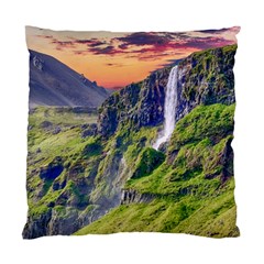 Waterfall Landscape Nature Scenic Standard Cushion Case (one Side) by Celenk