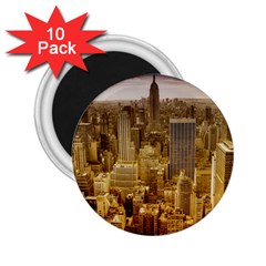 New York Empire State Building 2 25  Magnets (10 Pack)  by Celenk