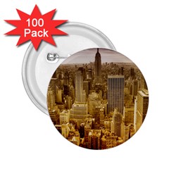 New York Empire State Building 2 25  Buttons (100 Pack)  by Celenk