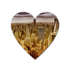 New York Empire State Building Heart Magnet by Celenk