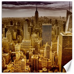 New York Empire State Building Canvas 12  X 12   by Celenk