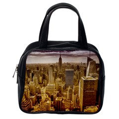 New York Empire State Building Classic Handbags (one Side) by Celenk