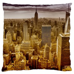 New York Empire State Building Standard Flano Cushion Case (two Sides) by Celenk