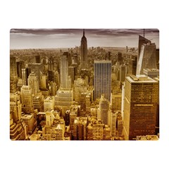 New York Empire State Building Double Sided Flano Blanket (mini)  by Celenk