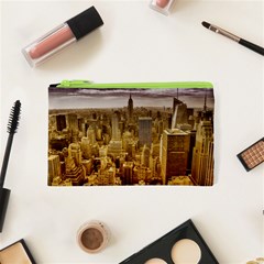 New York Empire State Building Cosmetic Bag (xs) by Celenk