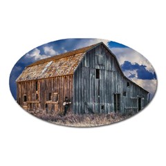 Banjo Player Outback Hill Billy Oval Magnet by Celenk