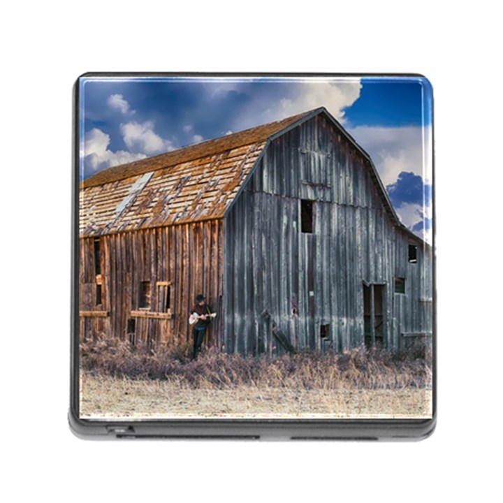 Banjo Player Outback Hill Billy Memory Card Reader (Square)