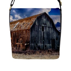 Banjo Player Outback Hill Billy Flap Messenger Bag (l)  by Celenk