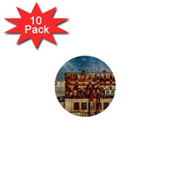 Ruin Abandoned Building Urban 1  Mini Buttons (10 Pack)  by Celenk