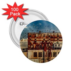 Ruin Abandoned Building Urban 2 25  Buttons (100 Pack)  by Celenk