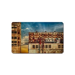 Ruin Abandoned Building Urban Magnet (name Card) by Celenk