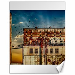 Ruin Abandoned Building Urban Canvas 12  X 16   by Celenk