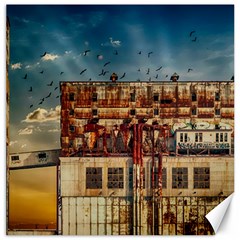 Ruin Abandoned Building Urban Canvas 20  X 20   by Celenk