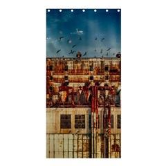 Ruin Abandoned Building Urban Shower Curtain 36  X 72  (stall)  by Celenk