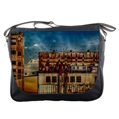 Ruin Abandoned Building Urban Messenger Bags by Celenk