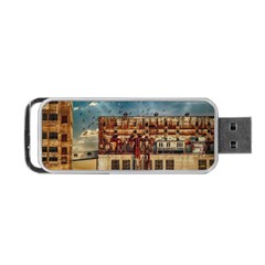 Ruin Abandoned Building Urban Portable Usb Flash (two Sides) by Celenk