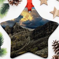 Landscape Clouds Scenic Scenery Ornament (Star)