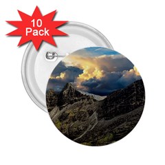 Landscape Clouds Scenic Scenery 2 25  Buttons (10 Pack)  by Celenk