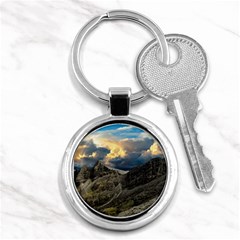 Landscape Clouds Scenic Scenery Key Chains (Round) 